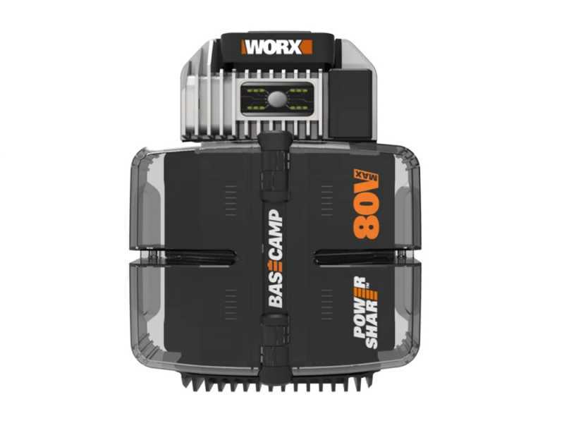 Worx Nitro WG572E - Soffiatore a spalla a batteria - 4x20V/4Ah