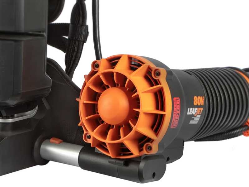 Worx Nitro WG572E - Soffiatore a zaino a batteria - 4 batterie da 20V 4Ah