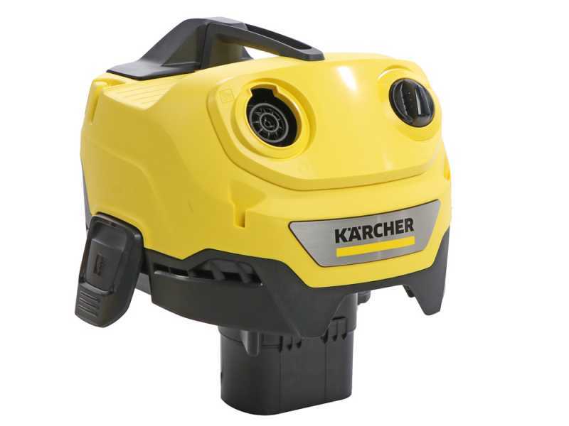 Karcher WD 4 S V-20/5/22 - Bidone aspiratutto - 20 Litri - Fusto in acciaio Inox