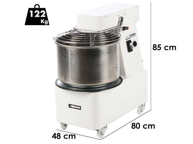 Mixer 5000 T Deluxe - Impastatrice a spirale ribaltabile - Capacit&aacute; 40Kg - Trifase