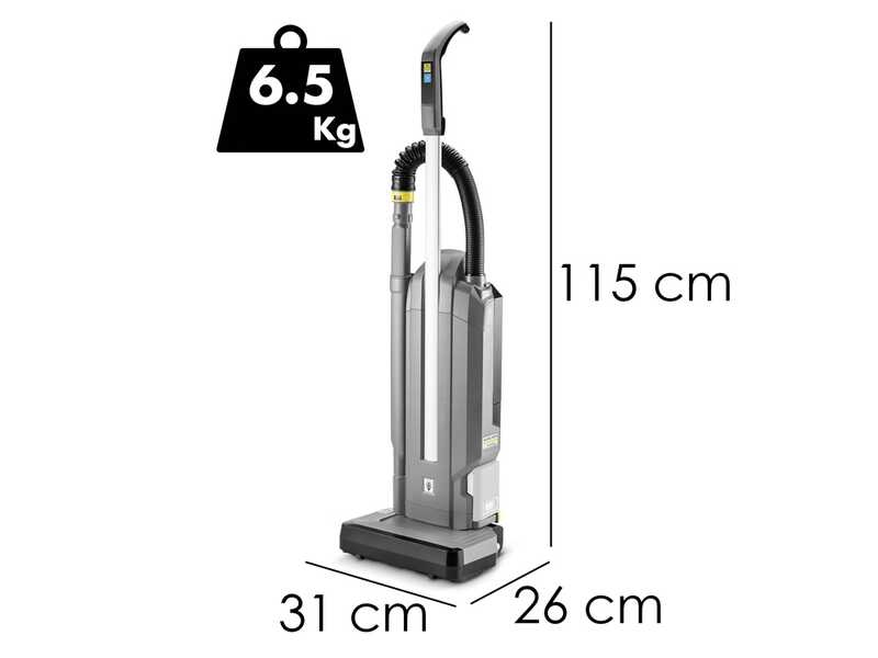 Karcher CV 30/2 Bp Adv - Battitappeto - Aspirapolvere portatile - 36V 6Ah