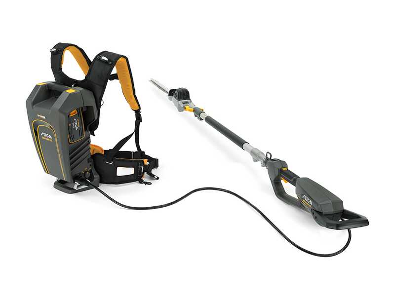 Stiga SPH 900 AE Kit - Tagliasiepi su asta di prolunga a batteria - 2x48V/7,5Ah