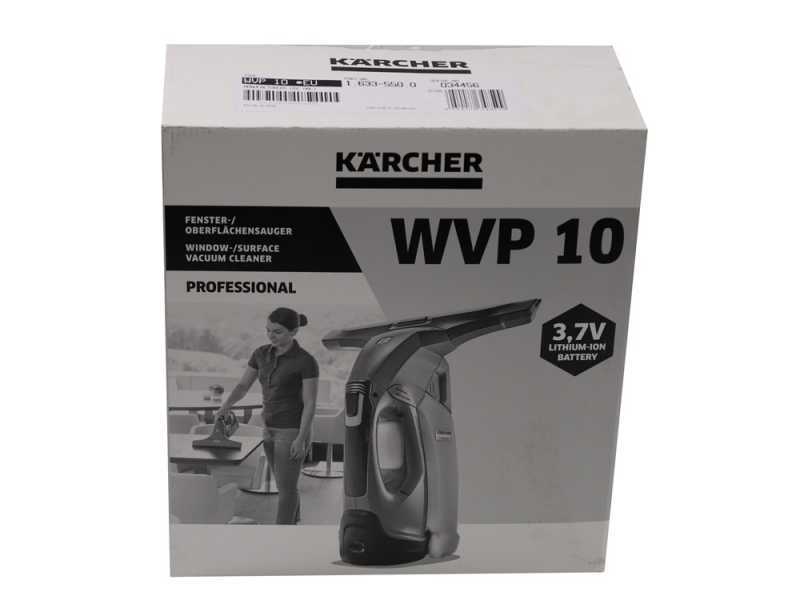 Karcher WVP 10 - Aspiratore a batteria - aspiragocce, lavavetri - 3.7V - 2.1 Ah