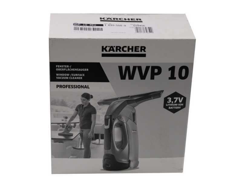 Karcher WVP 10 - Aspiratore a batteria - aspiragocce, lavavetri - 3.7V - 2.1 Ah