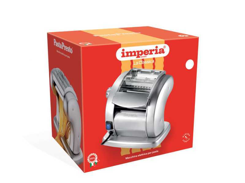 Imperia PastaPresto Classica Grigio Argento - Macchina per la pasta elettrica in INOX