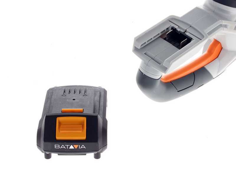 Batavia Tagliasiepi a batteria - lama da 61 cm in acciaio - batteria 18V/ 2Ah