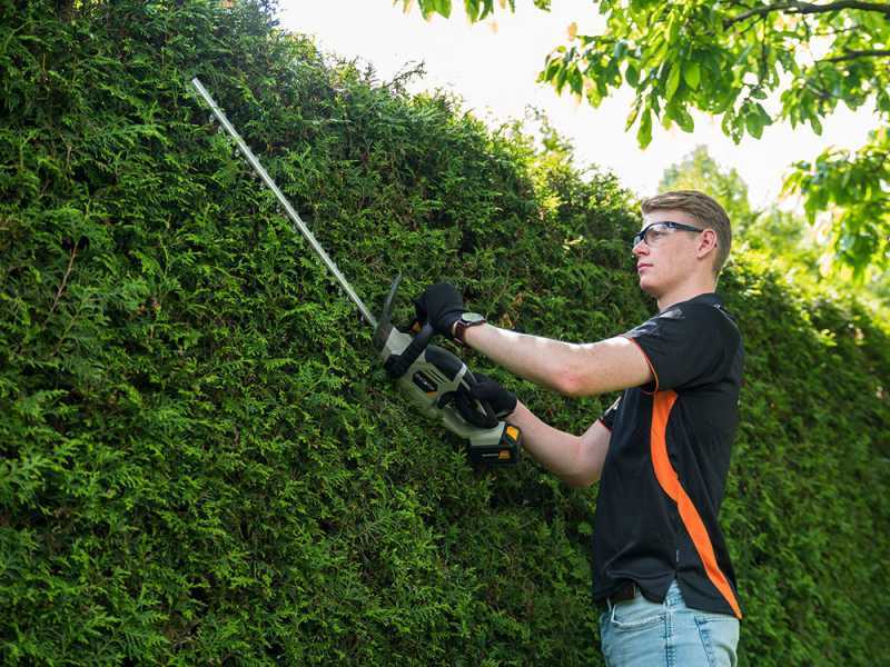 Batavia Tagliasiepi a batteria - lama da 61 cm in acciaio - batteria 18V/ 2Ah