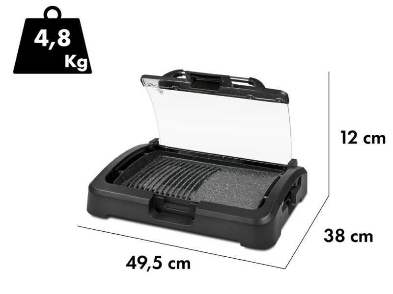 G3 Ferrari Gratella XL - Barbecue elettrico portatile e griglia