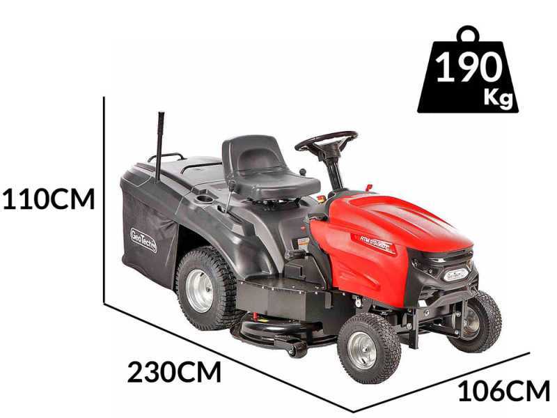 GeoTech-Pro RTM 170-960 C - Trattorino tagliaerba - Cambio meccanico - Cesto di raccolta