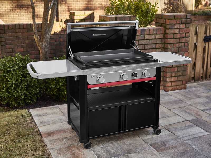 Weber Piastra Premium Slate GPD 76cm - Barbecue a gas portatile