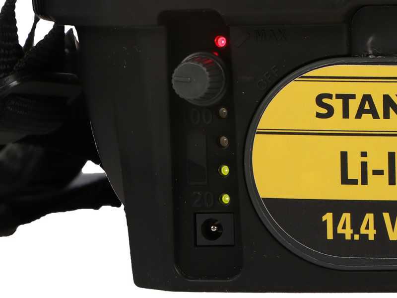 Stanley SXSPBS12E - Pompa irroratrice a batteria a spalla - 12 litri - 14,4V - 2Ah