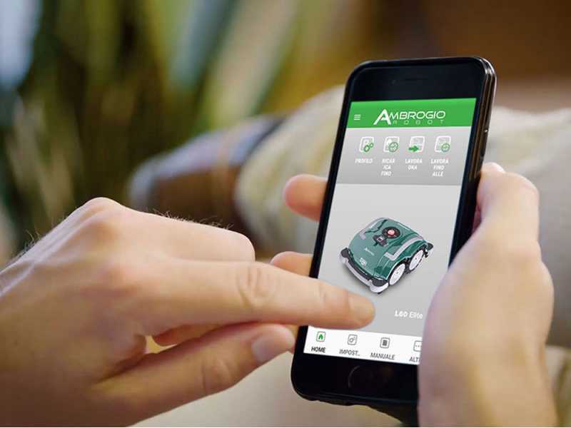 Ambrogio L60 Elite S+ - Robot rasaerba senza filo perimetrale - Non necessita installazione