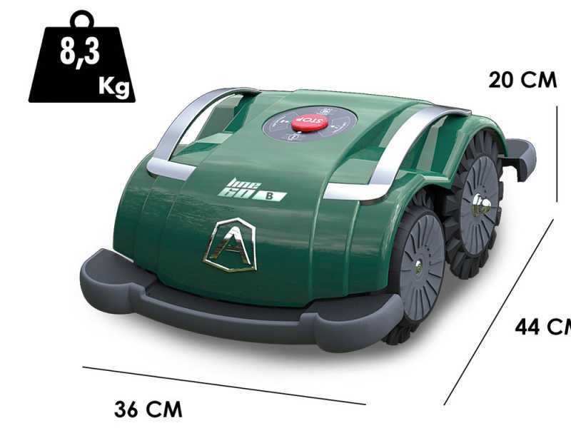 Ambrogio L60 Elite S+ - Robot rasaerba senza filo perimetrale - Non necessita installazione
