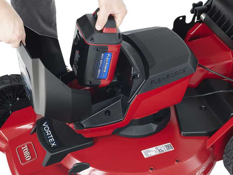 Toro eSuper Recycler eC53 - Tagliaerba a batteria - 60V/7.5Ah - Scocca in alluminio - Taglio 53 cm