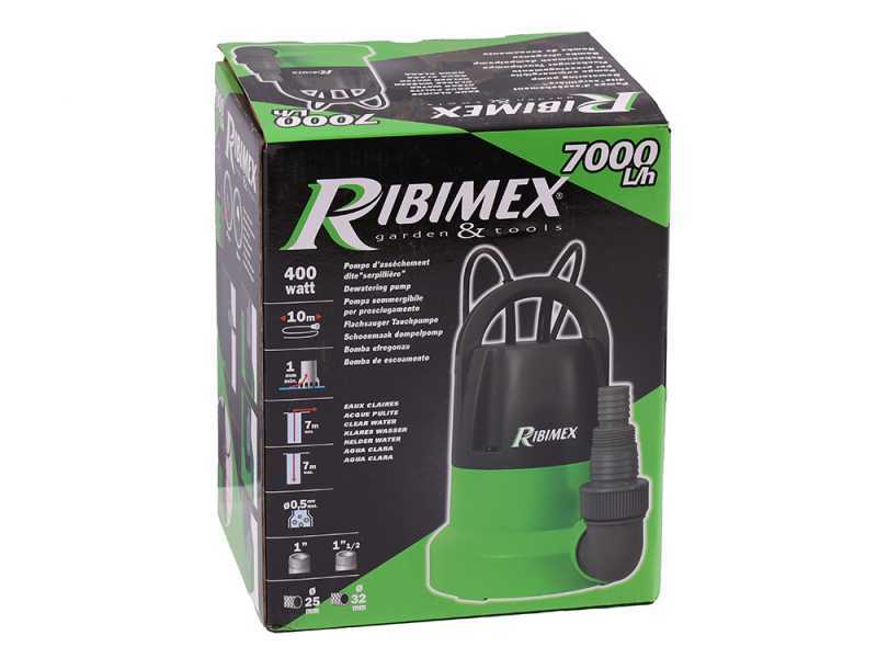 Ribimex PRPVC401SP - Pompa sommersa elettrica per acque chiare - 400 W