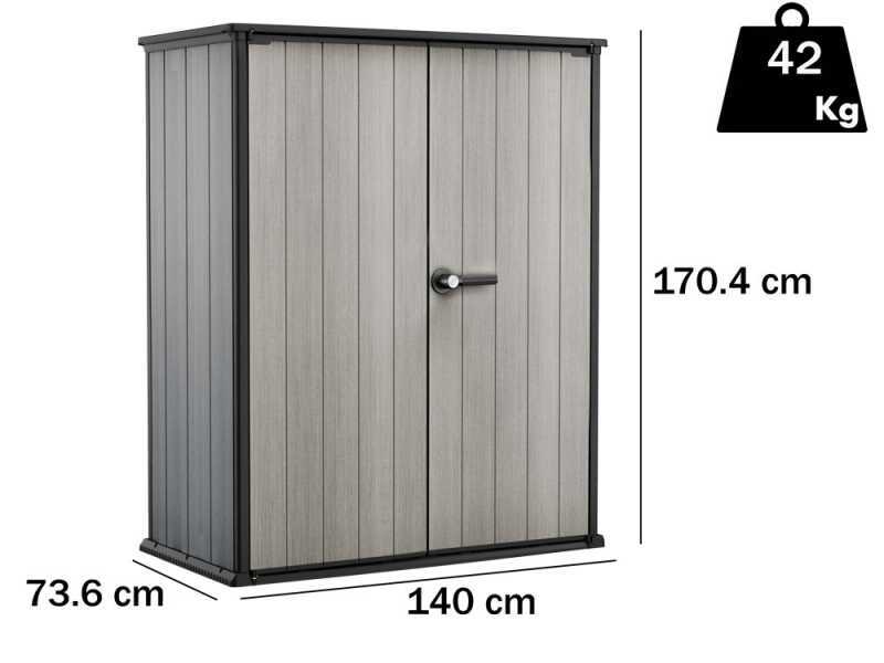 Keter High Store - Box porta attrezzi da giardino