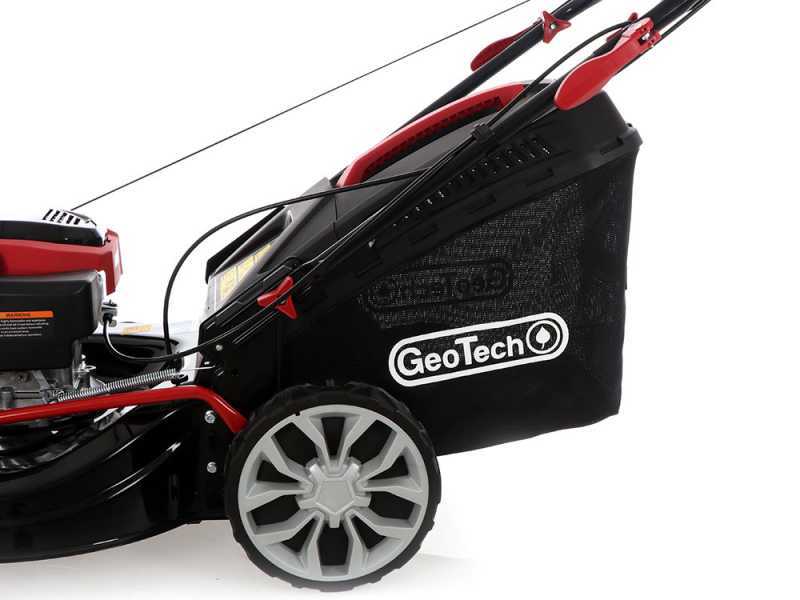 GeoTech S51-170 BMSGW ES - Tagliaerba a scoppio trazionato - 4 in 1 - lama da 51 cm - Avviamento elettrico