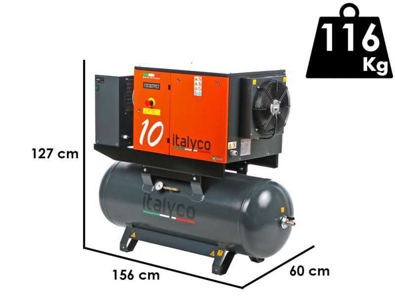 Italyco KVE 10/270 - Compressore rotativo a vite - Pressione max 10 bar