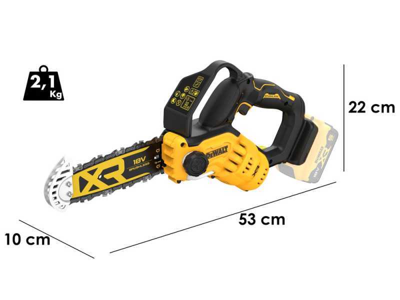DeWalt DCMPS520N-XJ - Elettrosega da potatura - 18V - SENZA BATTERIA E CARICABATTERIA
