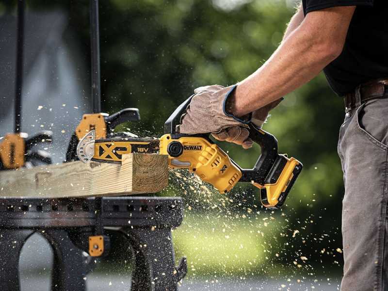 Motosega A Batteria 12 Pollici Compatibile Dewalt 18V/20V - Con Catena E Accessori Per Giardinaggio - Foto 2