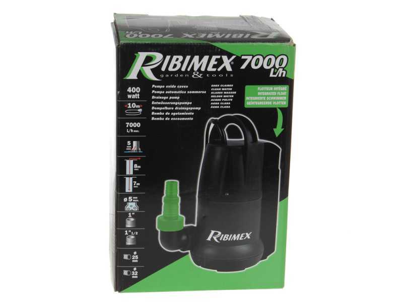 Ribimex PRPVC350A - Pompa sommersa automatica - Acque chiare - 400 W