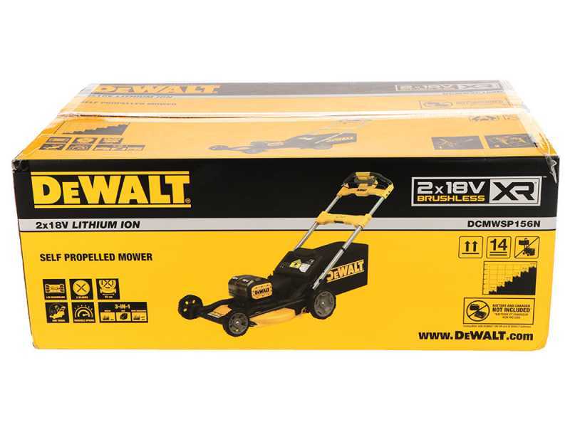 DeWalt DCMWSP156N-XJ - Tagliaerba semovente a batteria - Taglio 53 cm - 2x 18V 5Ah