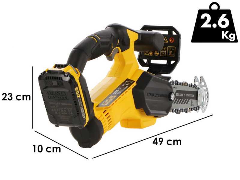 Stanley Fatmax SFMCPS415 - Motosega da potatura a batteria - 20V - SENZA BATTERIE E CARICABATTERIE