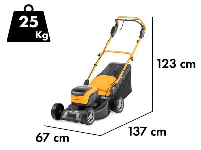 Stiga Collector 48 S AE Kit - Tagliaerba semovente a batteria - 48V/5Ah - Taglio 46 cm