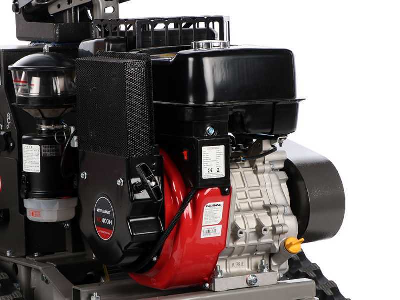 Weibang WBGT6813 - Trinciaerba professionale a martelli - cingolato - ibrido