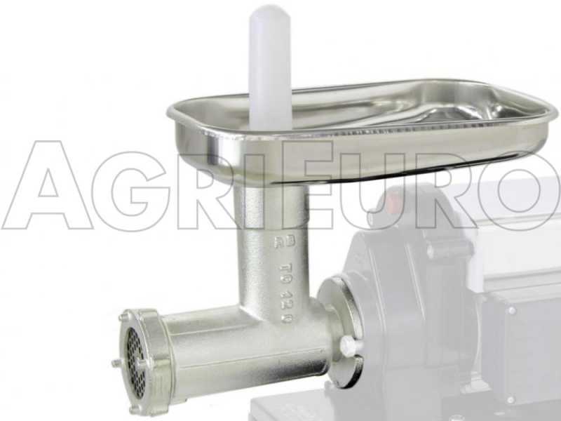 Accessorio tritacarne N.12 Reber con piatto INOX