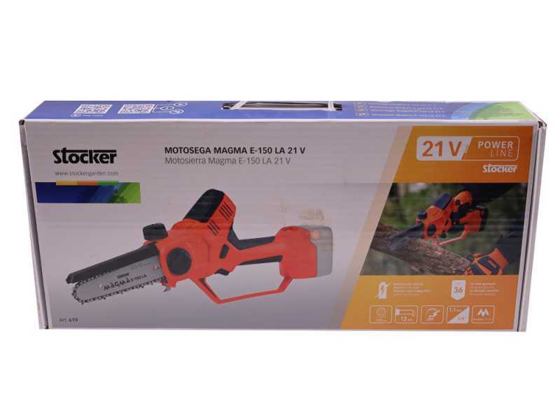 Stocker MAGMA E-150 LA - Potatore a batteria -  21.6V  - SENZA BATTERIA
