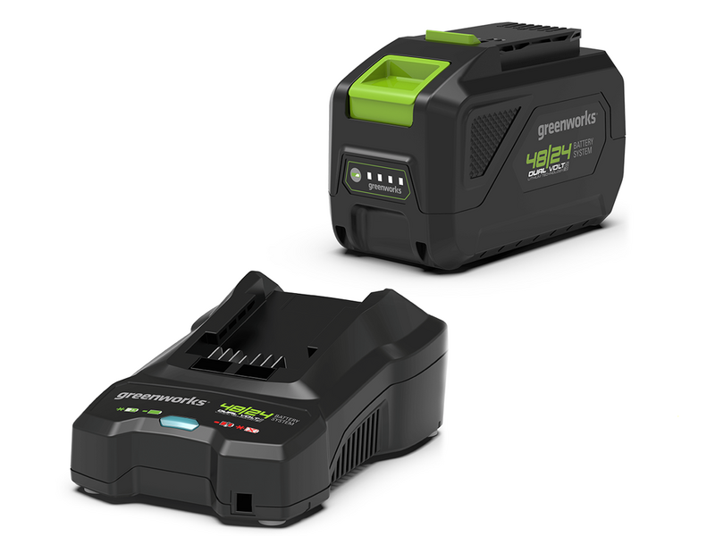 Greenworks G48PHTII - Tagliasiepi a batteria su asta di prolunga - 48V 4Ah