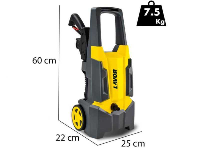 Lavor Dive Plus 120 - Idropulitrice ad acqua fredda + Lavapavimenti e Idrospazzola - Max 120 bar - 360 l/h