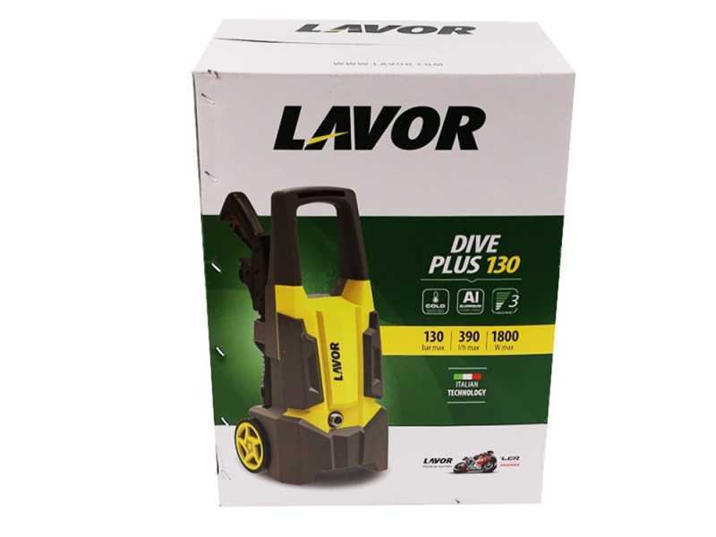 Lavor Dive Plus 120 - Idropulitrice ad acqua fredda + Lavapavimenti e Idrospazzola - Max 120 bar - 360 l/h