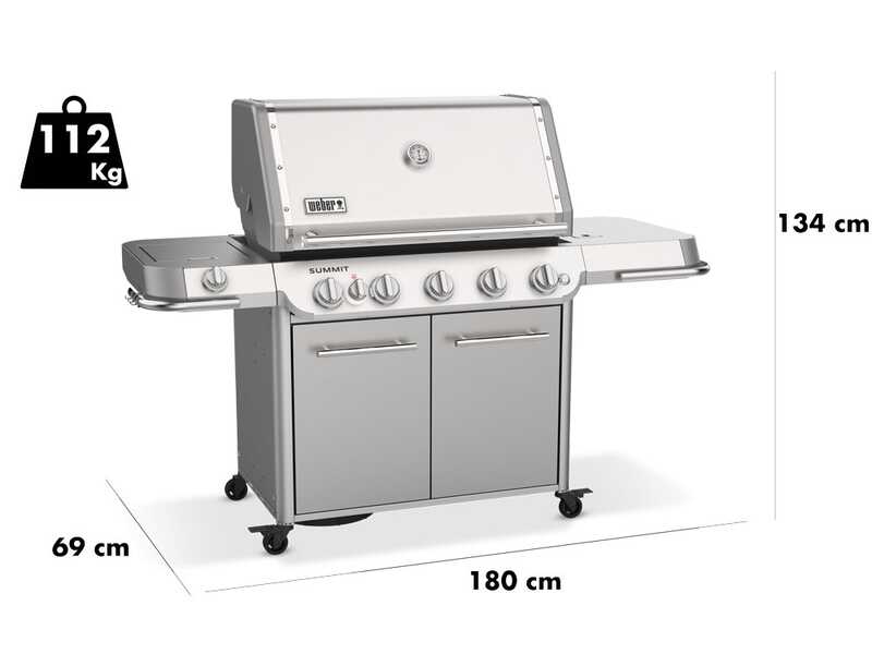 Weber Summit FS38 Stainless Steel - Barbecue a gas