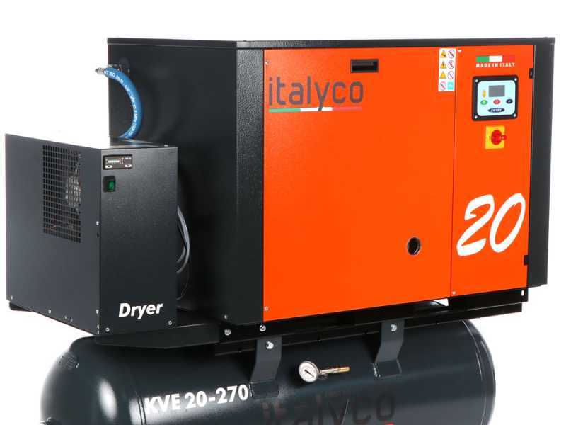 Italyco KVE 20/270 Premium - Compressore rotativo a vite - Pressione max 10 bar