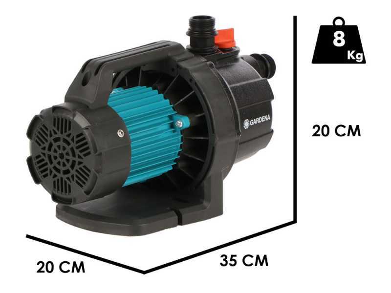 Gardena 3700/4 BASIC - Pompa sommersa 800W - 4,1 bar - 3.700 l/h