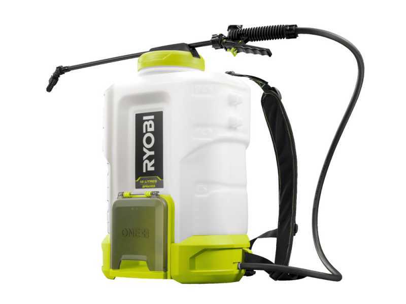 Ryobi RY18BPSB-0 - Pompa irroratrice zainata a batteria - Serbatoio 15L - 18V - 4Ah