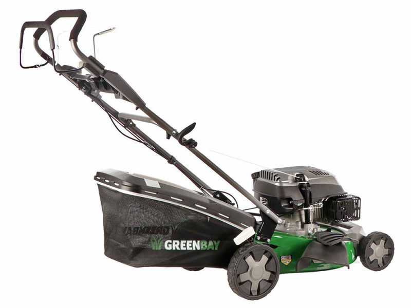 GreenBay GB-LM 51 - Tagliaerba trazionato 4 in 1 -  Motore a scoppio da 196cc