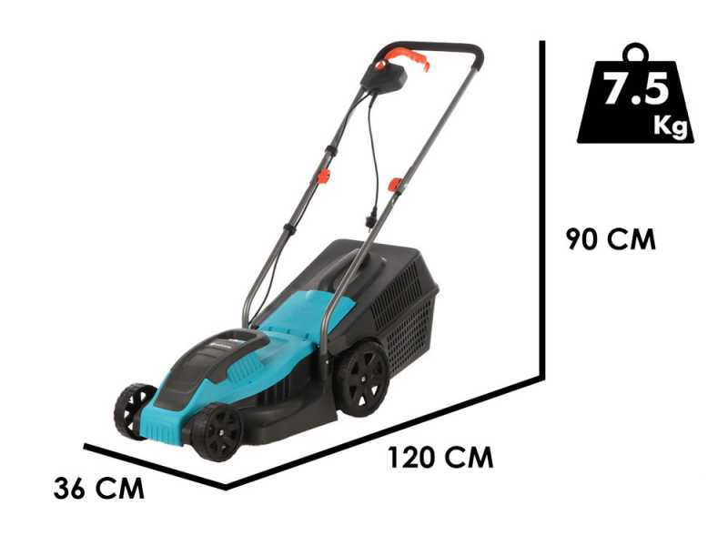 Gardena  PowerMax 1100/32 - Tagliaerba elettrico - 1100 W - Taglio 32 cm