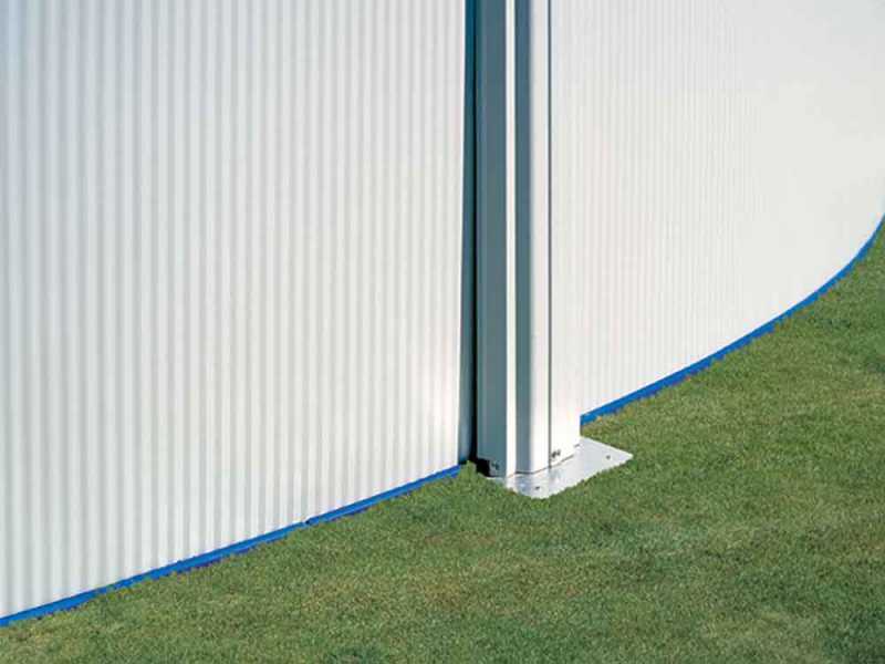 Gre Fidji Rotonda &Oslash;460 x 120 cm - Piscina fuori terra in acciaio