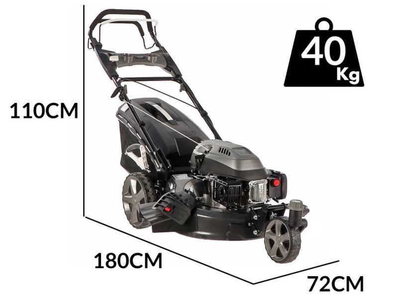 Blackstone SP-3X 510 - Tagliaerba trazionato a scoppio  - Monoruota pivottante