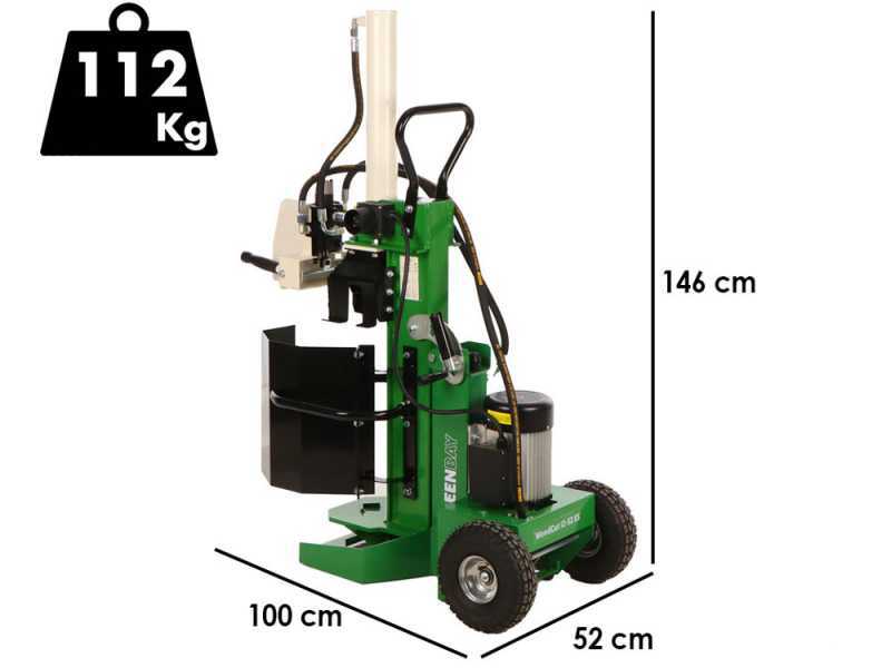 Greenbay WoodCut 12-52 S - Spaccalegna elettrico - Orientabile