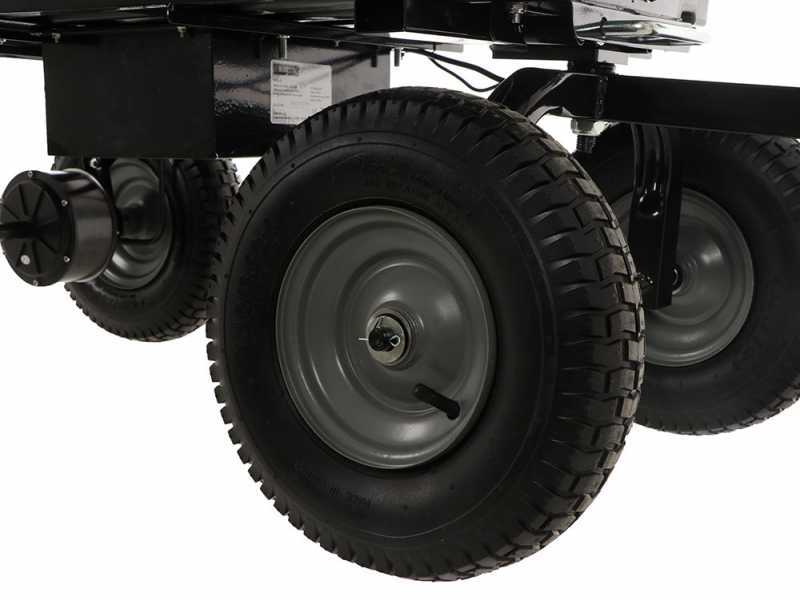 BlackStone WB4-D - Carriola elettrica a batteria 24V 12Ah con ruote
