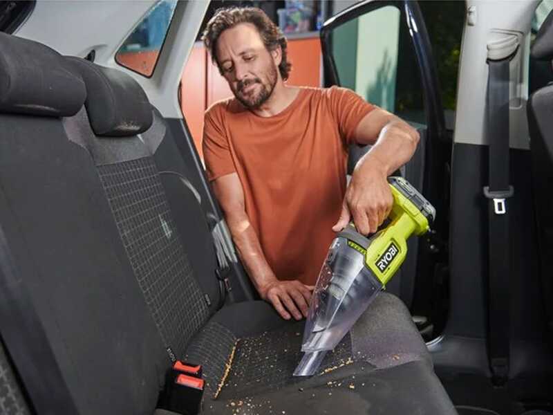 Ryobi RHV18-0 - Aspirabriciole a batteria - 18V - SENZA BATTERIA E CARICABATTERIE