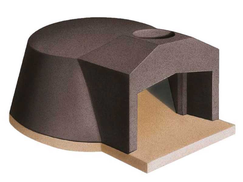 Linea VZ Napoli - Forno a legna da incasso con camera &Oslash; 85 cm - Capacit&agrave; cottura 3 pizze