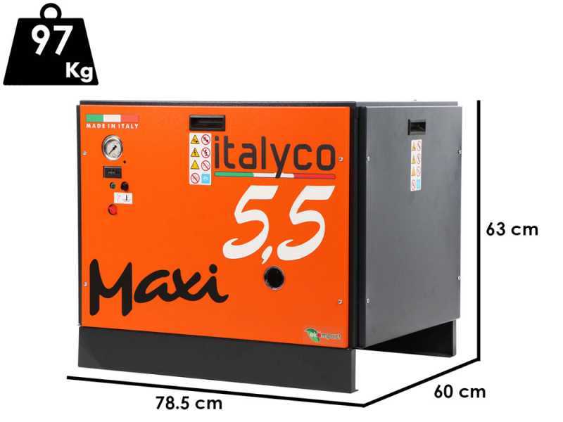Italyco Maxi 6 - Compressore rotativo a vite - Pressione max 10 bar