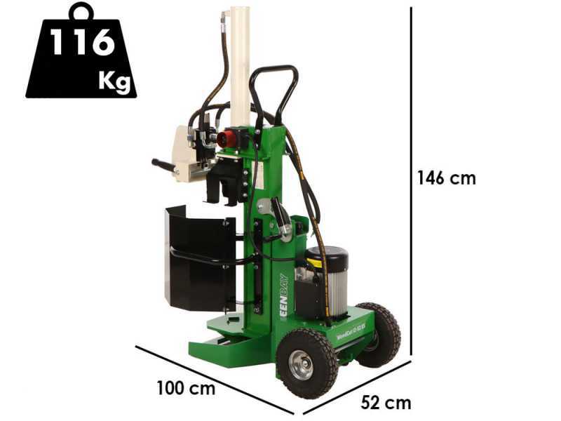 Greenbay WoodCut 15-52 T - Spaccalegna elettrico - Orientabile