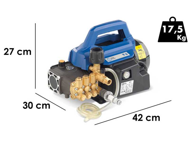 Annovi Reverberi 670 - Idropulitrice ad acqua fredda - 160 bar max - Portata 500 l/h