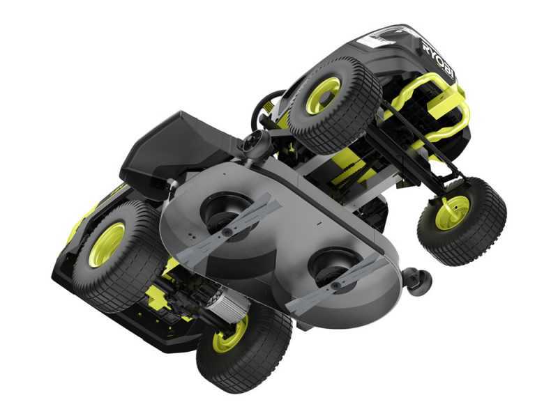 RYOBI RY72TMX107-210 - Trattorino tagliaerba a batteria - 72V / 2x10Ah